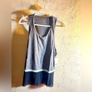 Gray Sleeveless NWT athletic tank by Shape